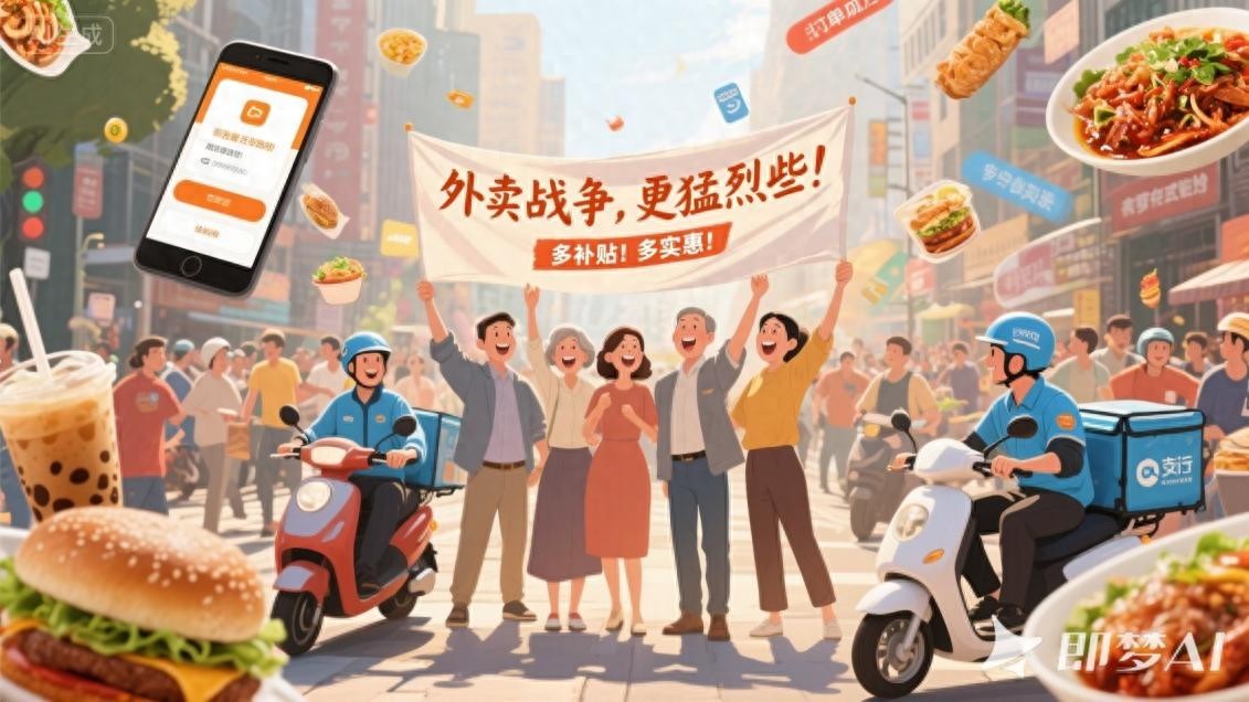 让外卖战争来得更猛烈一些吧